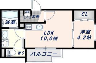 弥刀駅 徒歩2分 3階の物件間取画像